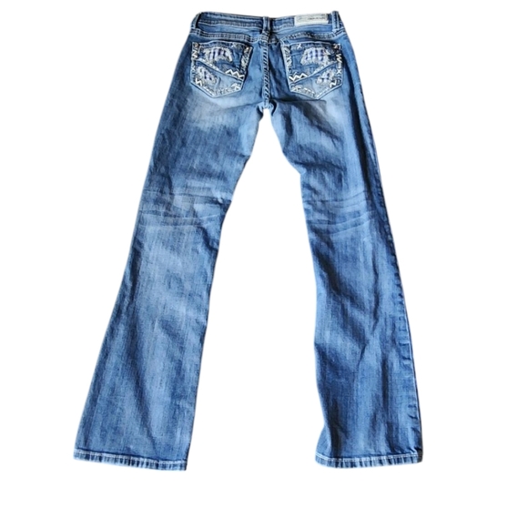 Women's Grace In LA Blue Jeans - Picture 2 of 4